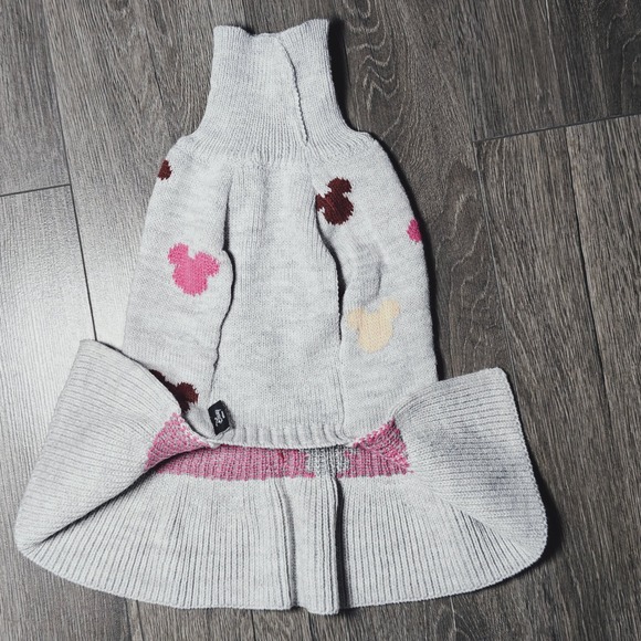 Chewy Minnie Mouse Confetti Sweater Dress Dog Cat Pet Apparel Medium - Picture 4 of 8